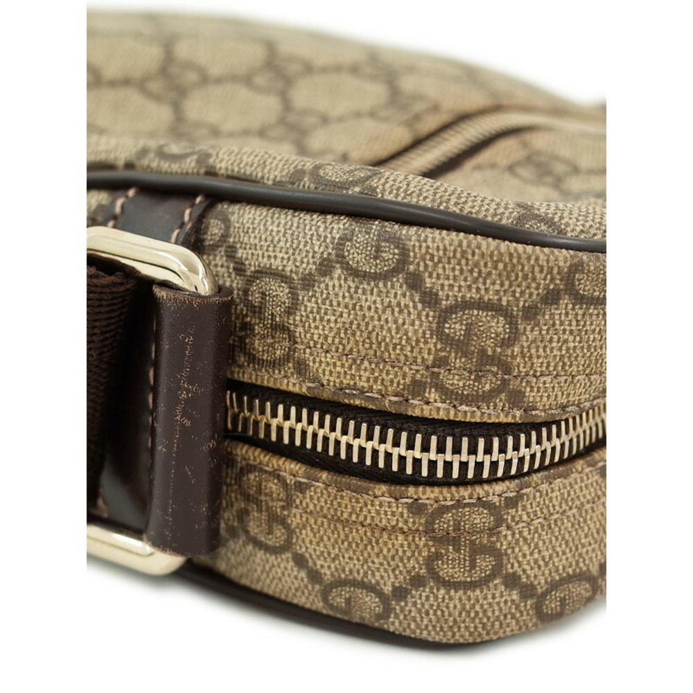 Gucci GG Supreme Canvas Crossbody Bag Brown - Picture 5 of 9